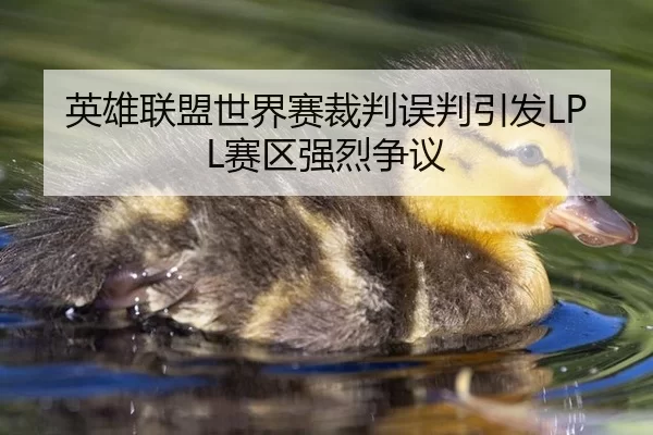 英雄联盟世界赛裁判误判引发LPL赛区强烈争议